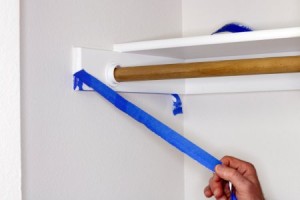 Remove painters tape at a 45 degree angle for better, cleaner lines